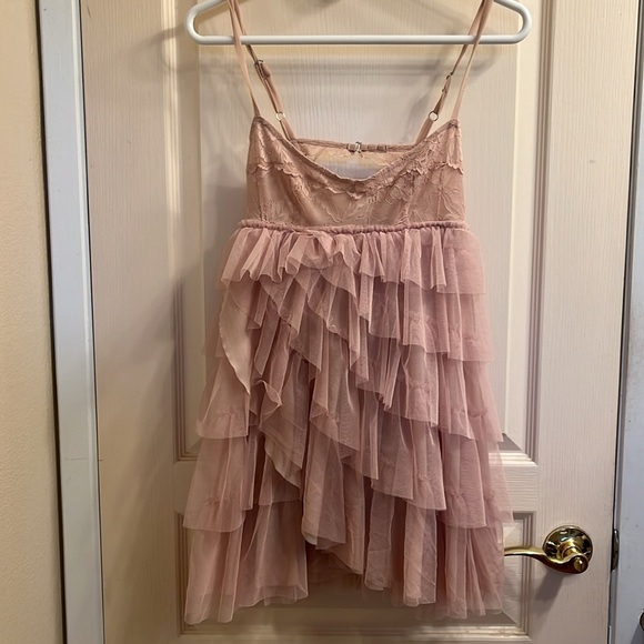 Free People After Midnight Babydoll Tulle Slip NWT - Picture 5 of 8